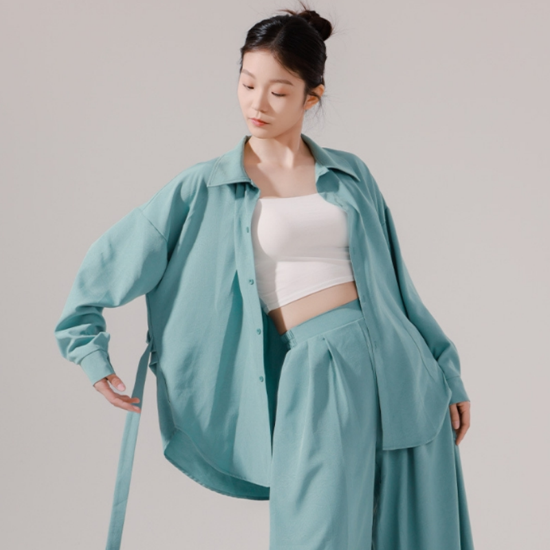 卡漫步 宽松舞蹈教师服 KMB-W70 套高清大图