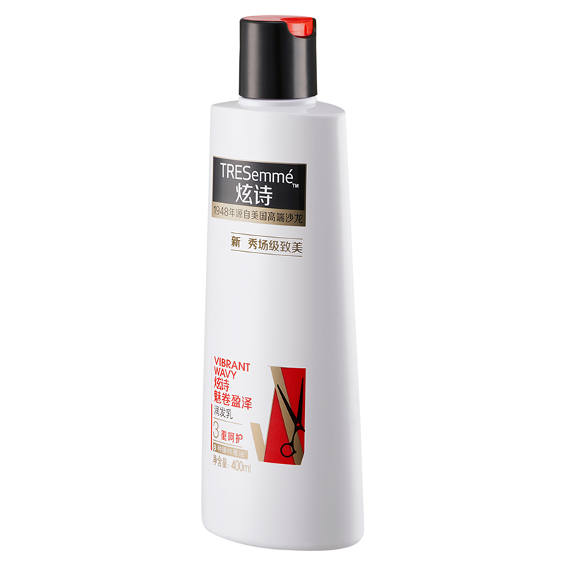 炫诗(Tresemme)魅卷盈泽润发乳400ml[联合利华]