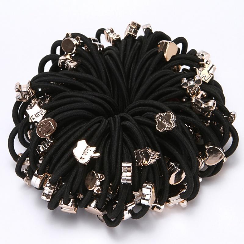 20100根装高弹力扎头像皮筋韩版头绳女圈儿童头饰品