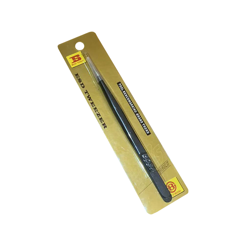 波斯(BOSI)防静电特尖头长镊子(140×7×2mm)把高清大图