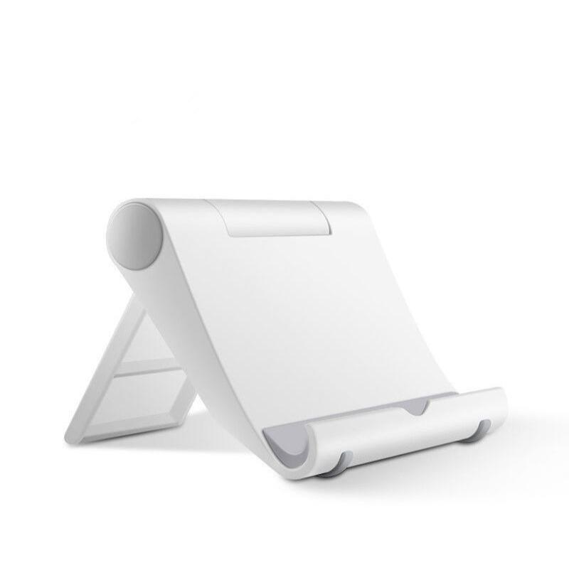 手机桌面懒人支架直播平板电脑通用固定支撑架手机架立式简易-白色【1个装】-