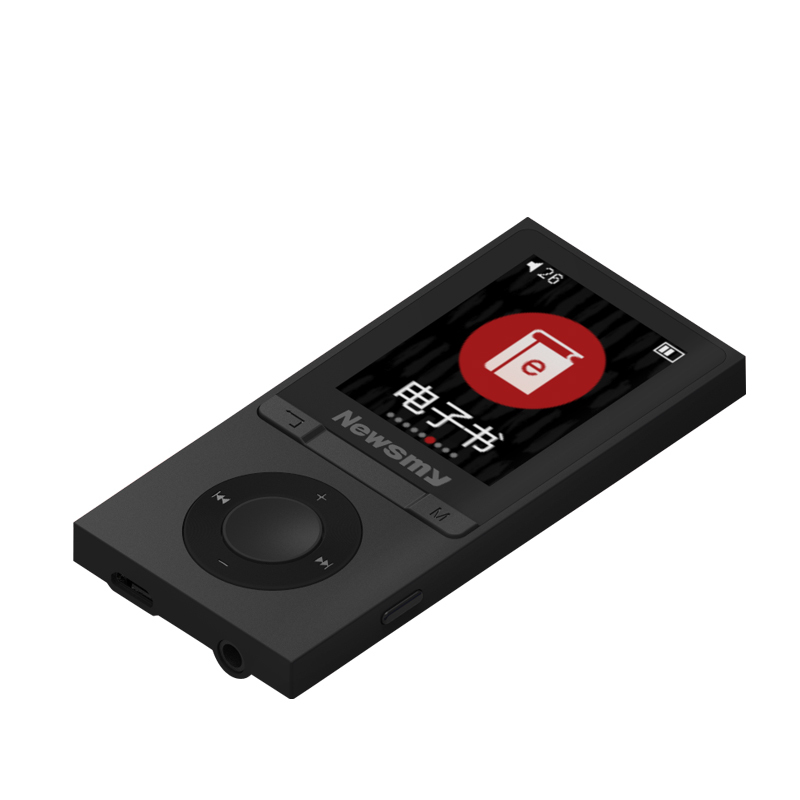 纽曼(Newsmy) MP3音频播放器 F35 8G 黑色mp3 mp4 无损音乐播放器 迷你学生随身听 有屏插卡录音