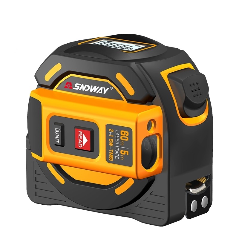 深达威(sndway)激光卷尺红外线高精度二合一家用测量电子尺数显多功能