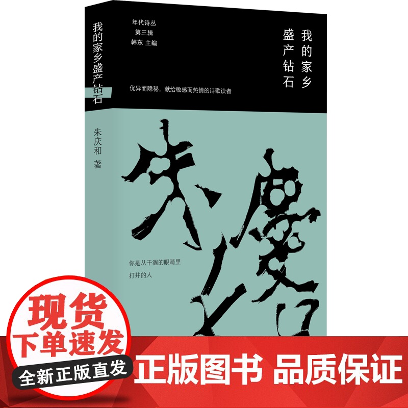 我的家乡盛产钻石 朱庆和的诗歌作品精选集 年代诗丛第三辑高清大图