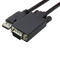 酷比客(L-CUBIC) Display Port 转 VGA/黑色/1.8M LCAVDVBK-1.8M(单位:根)