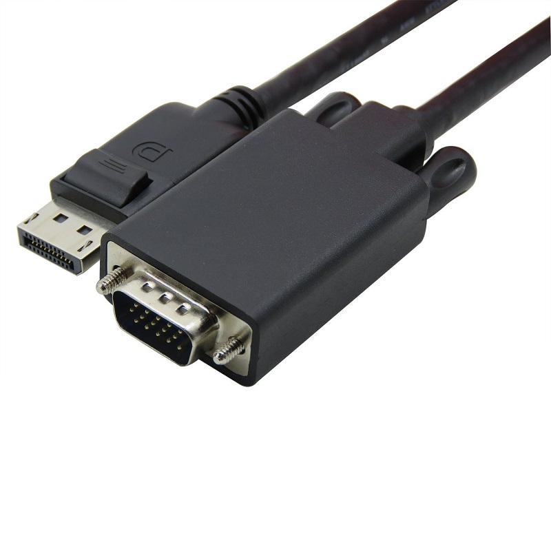 酷比客(L-CUBIC) Display Port 转 VGA/黑色/1.8M LCAVDVBK-1.8M(单位:根)