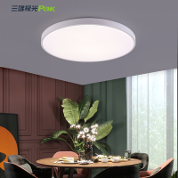 三雄极光 LED卧室吸顶灯 走廊北欧马卡龙餐厅圆形阳台走道过道玄关灯具