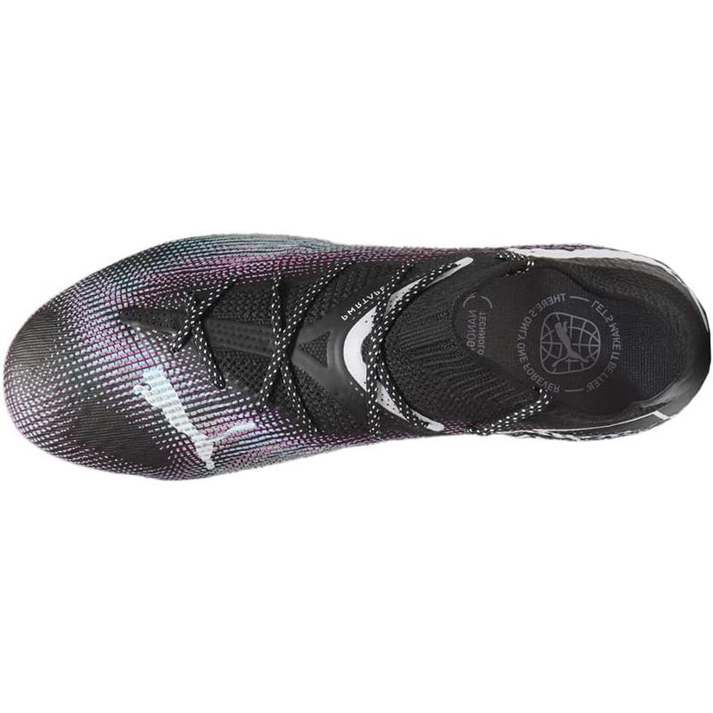 彪马(Puma)女士足球鞋轻便灵活高弹针织鞋面专业运动战靴黑高清大图