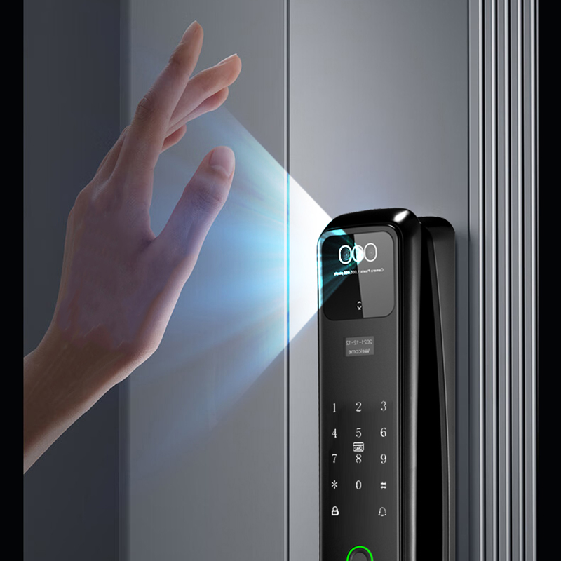 智贝勒HD-11全自动人脸手掌双识别主动对讲蓝牙锁控高清大图