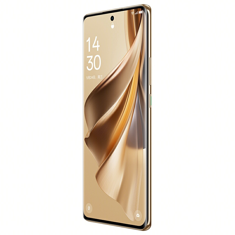 OPPO Reno10 灿烂金 8GB+256GB 5G手机 120Hz OLED 超清曲面屏 超光影长焦镜头 6400 万水光人像镜头 全网通游戏拍照学生oppo手机高清大图