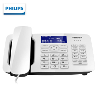 飞利浦(PHILIPS)录音电话机 固定座机 办公家用 中文菜单 自动录音CORD495白色