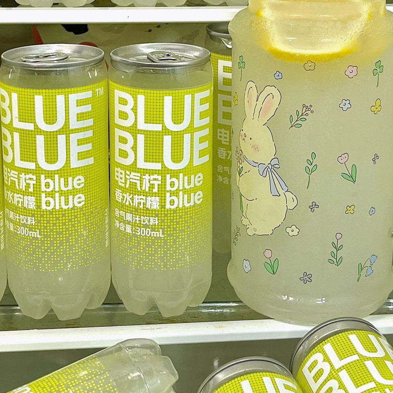 柠檬共和国香水柠檬气泡果汁饮料300ml*12瓶高清大图