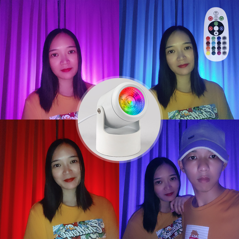 抖音快手网红背景灯变色七彩射灯主播直播间跳舞装饰氛围彩色闪灯