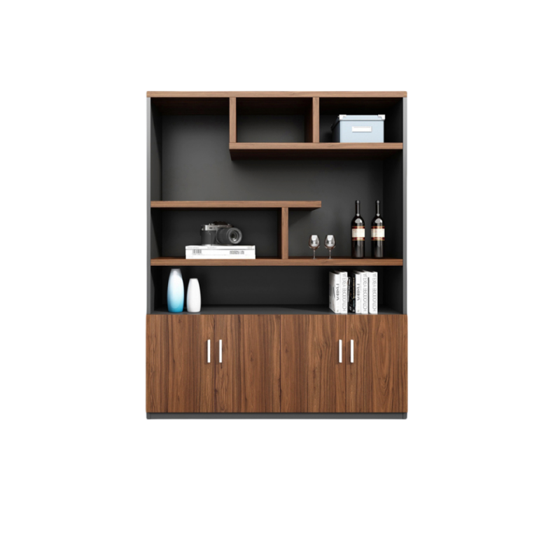 金佑莱矮柜文件柜木质书柜档案柜子(可定制)个(四门书柜)