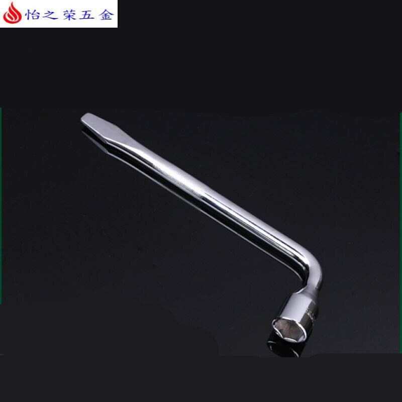 汽车轮胎套筒扳手换胎工具L型轮胎扳手省力车载17/19/21/22/24mm 17mm7字轮胎扳手图片