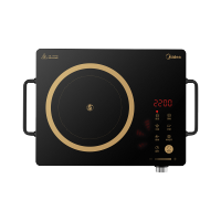 美的(Midea)电磁炉 CHW2201A 大功率 2200W 触摸按键 文武双火 不糊底 红外加热不挑锅