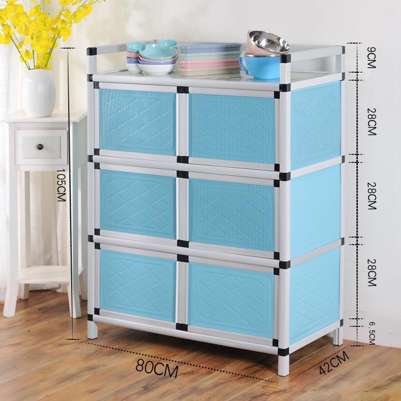 碗柜橱柜简易储物柜茶水柜不锈钢灶台柜收纳柜厨房柜餐边柜置物柜定制