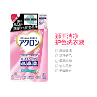 狮王(LION) 护色洗衣液 怡人花香 替换装 400ml