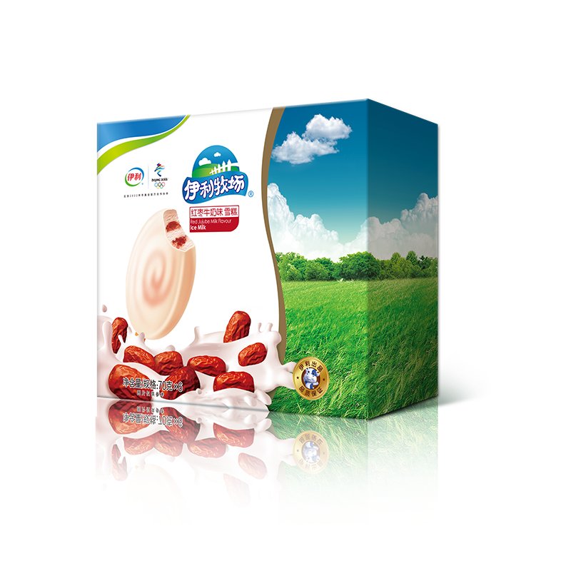 伊利牧场红枣牛奶味雪糕70g6