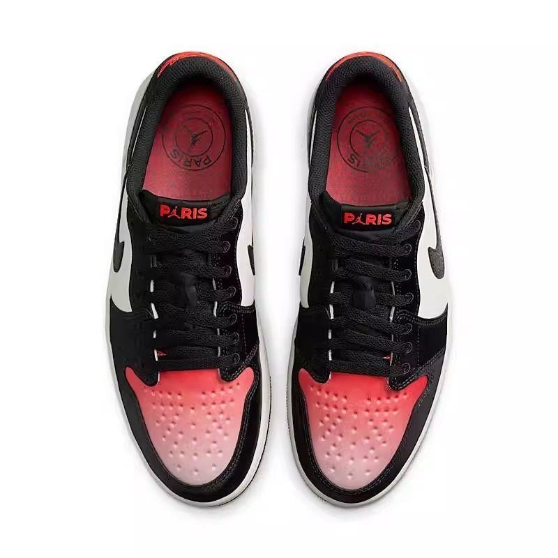 NIKE耐克篮球鞋JORDAN 1 RETRO LOW OG PSG低帮男鞋HF8828-100 D