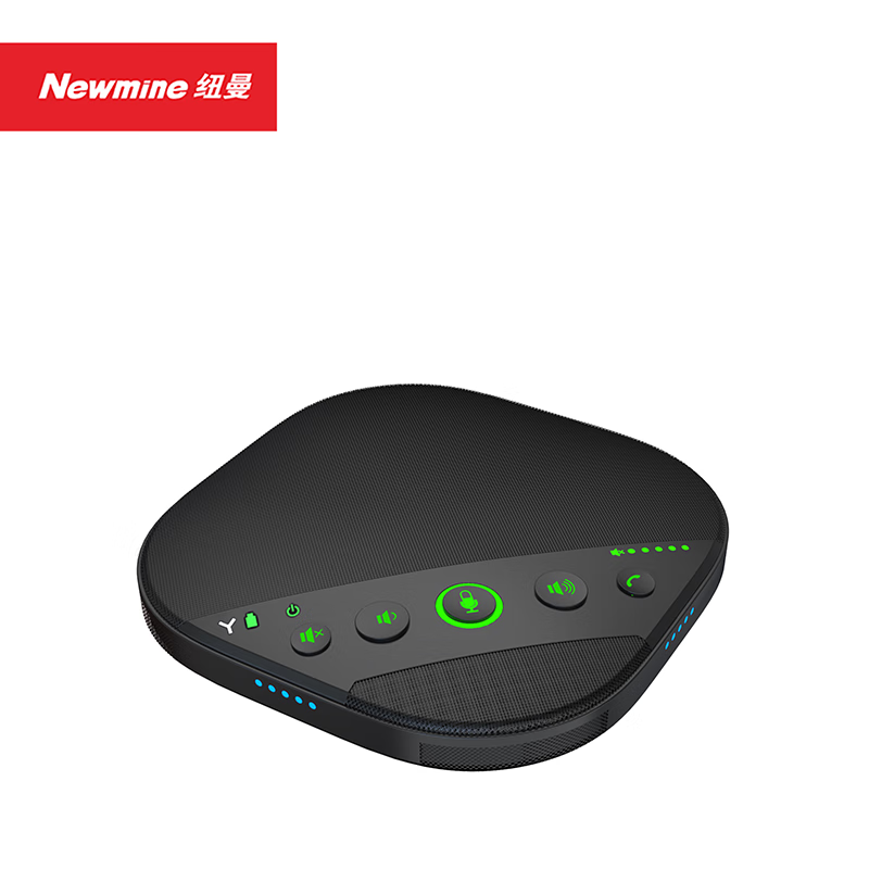 纽曼 全向麦克风 2.4G无线连接 免驱USB连接 企业办公通讯会议麦克风 NM-M05W黑色高清大图