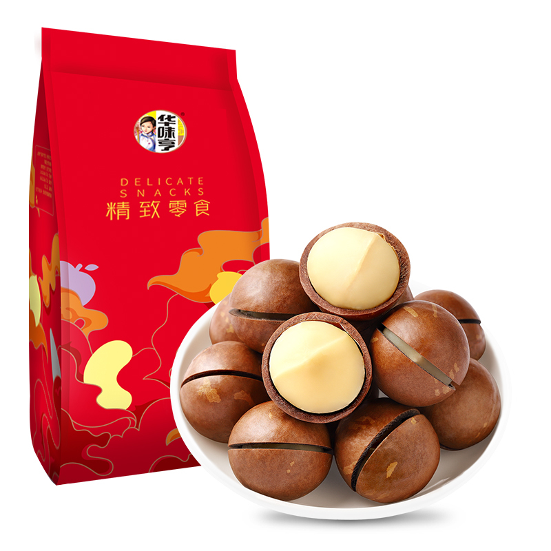 华味亨 夏威夷果150g奶油味坚果零食小吃办公室休闲装送开口器