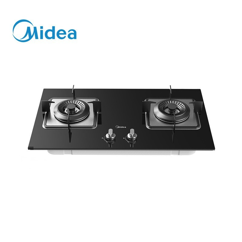 美的jztq62一级能效45大火力燃气灶台式嵌入式两用燃气炉具灶具钢化