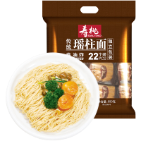 寿桃(sautao) 港式熟面V507传统瑶柱面(22个装)990克*1包