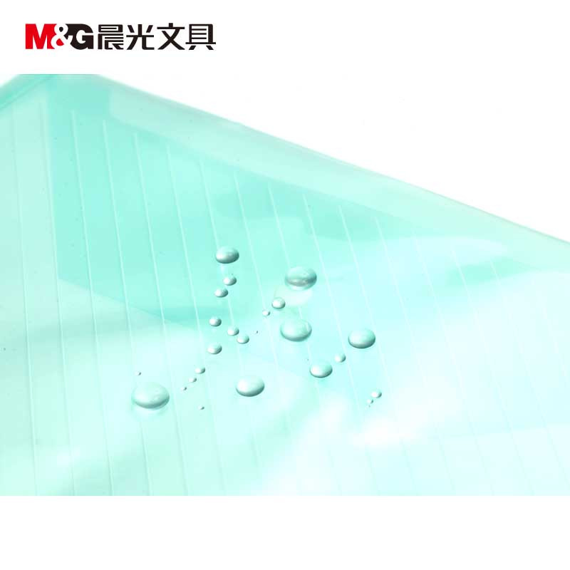 晨光斜纹纽扣袋 ADM94517 蓝/白/红/绿 1*12