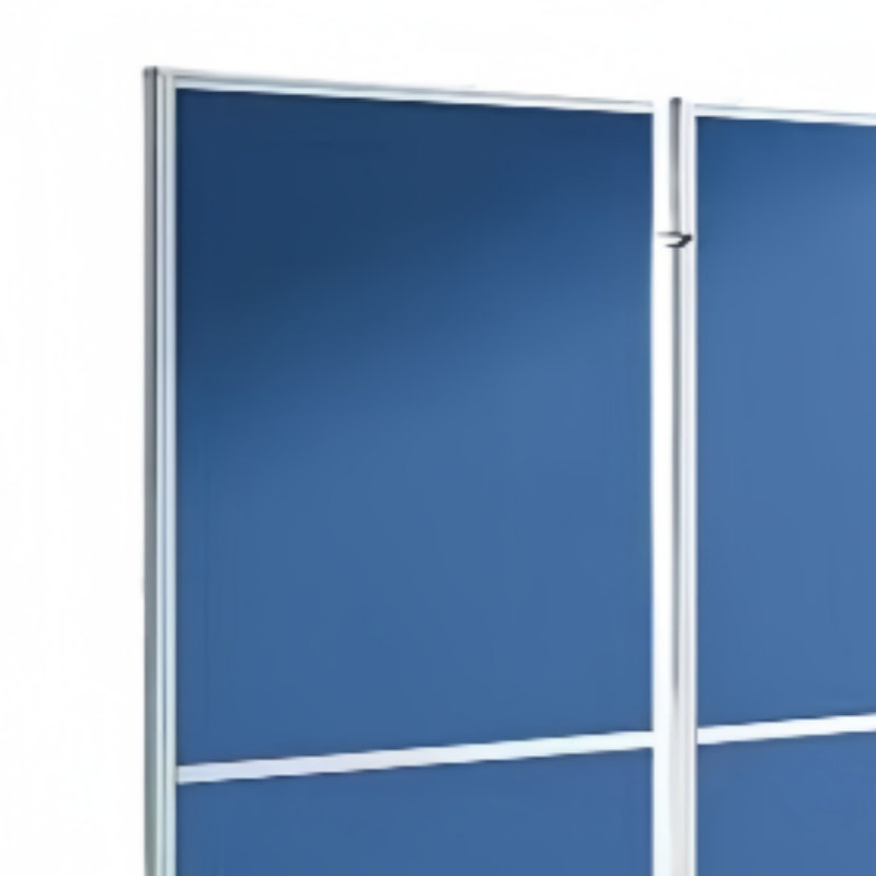 豫龙都二次安检隔断100*180cm个高清大图