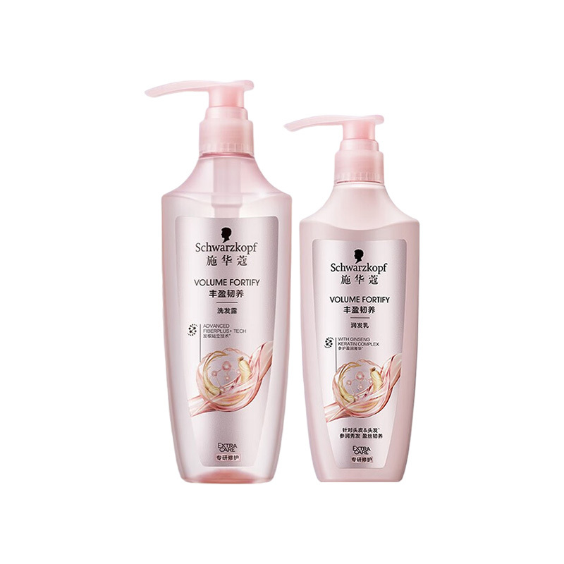 施华蔻丰盈韧养洗发露600ML+润发乳400ml高清大图