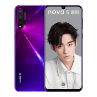 华为(HUAWEI) nova5 Pro 8GB+128GB 仲夏紫 全网通 麒麟980 4800万AI四摄 移动联通电信4G拍照手机 华为nova5pro