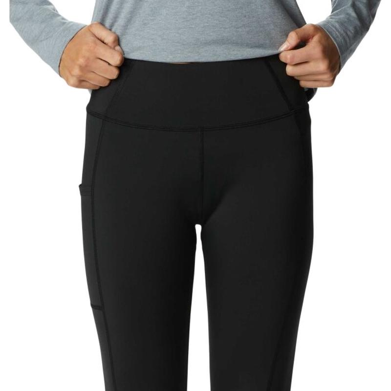 哥伦比亚(Columbia)女式运动长裤高腰透气速干舒适弹力侧袋健身居高清大图