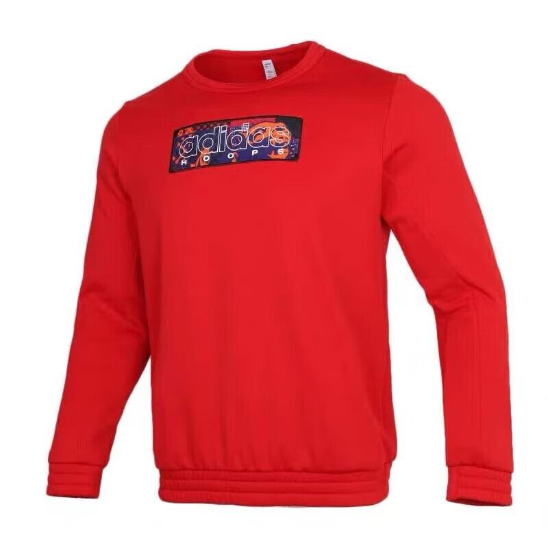 adidas/阿迪达斯男装新款运动服圆领长袖加绒保暖卫衣GQ2834 D