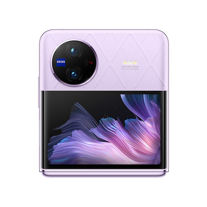 vivo X Flip 12GB+512GB 菱紫 5G全网通折叠屏新品手机 一代骁龙8+芯片5000万蔡司专业影像50万次无忧折叠44W闪充120Hz拍照学生游戏手机