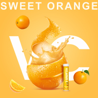 【红桃K】VC泡腾片维C 单支装 20片/支 速成果汁 含维生素C 非咀嚼片 口味随机发可备注