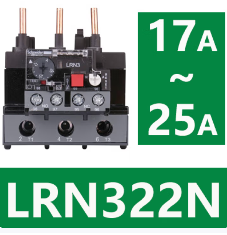 施耐德电气(Schneider Electric)热过载保护器 LRN322N【17-25A】 中低压配电 单位 个