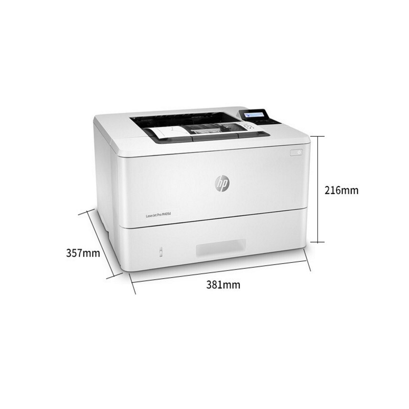 惠普(HP)M405d/405dn/405n/405dW打印机黑白激光A4幅面高速打印商用办公打印机自动双面打印机 官配