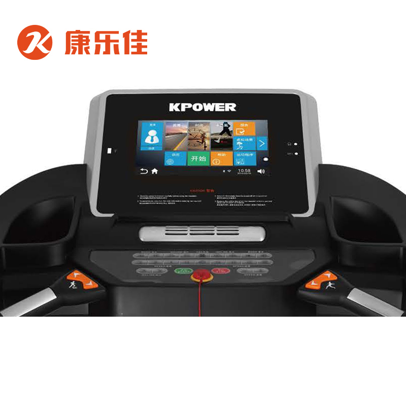 康乐佳K355A-A电动跑步机健身房商用大跑台K355D-B/C高清大图