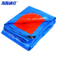 海斯迪克 gnjz-1491 工业用加厚彩条布防雨布雨棚布帆布 PE防水雨篷布油布 8米*12米