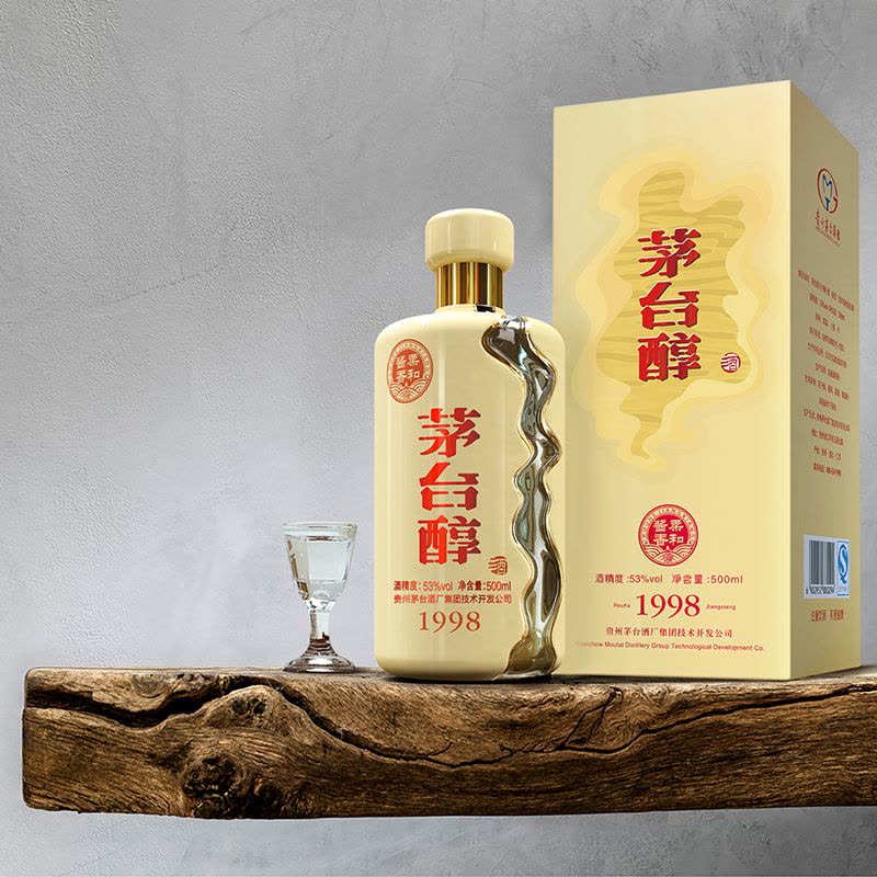 苏宁自营]茅台醇1998整箱装6瓶53度500mL柔和酱香型白酒贵州茅台酒厂