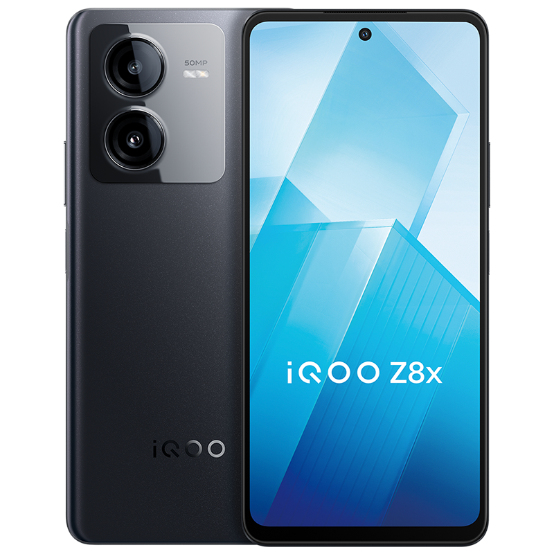 iQOO Z8x 曜夜黑 12GB+256GB 5G全网通新品手机骁龙6强劲芯5000万主摄6000mAh大电池44W闪充零感蓝光原彩屏学生拍照游戏手机高清大图