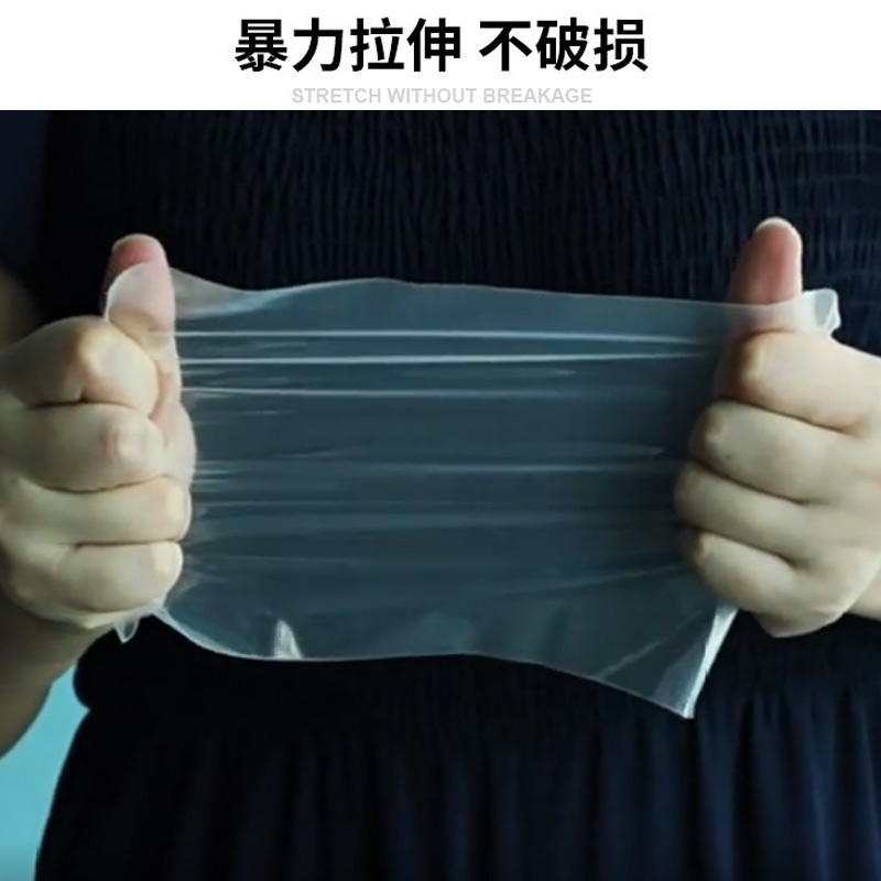 高翊柏 12160054 PE透明自封袋 5.1号白边 20丝 11*16cm 密封袋塑料一次性收纳封口袋 (100个)高清大图