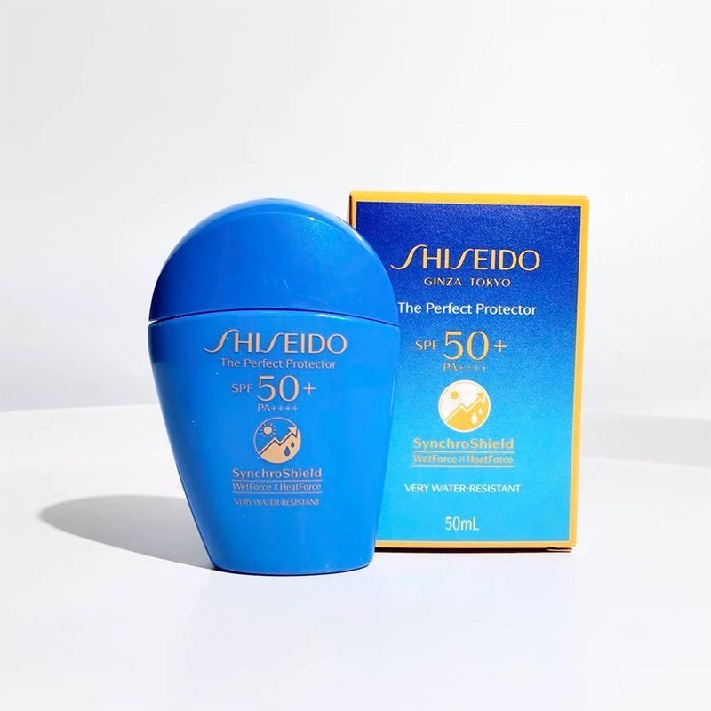 SHISEIDO 资生堂 蓝胖子新艳阳夏水动力防晒50ml防晒霜防紫外线隔离50ml男女面部防晒乳高清大图