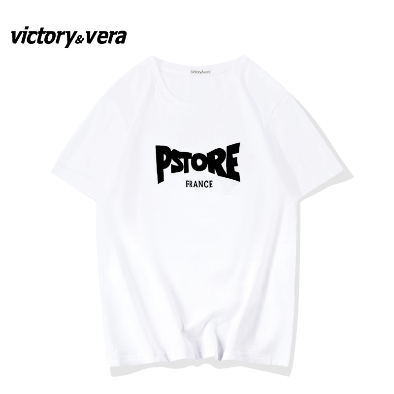 Victory&vere港味chic复古慵懒短袖T恤女小众打底衫夏季内搭上衣