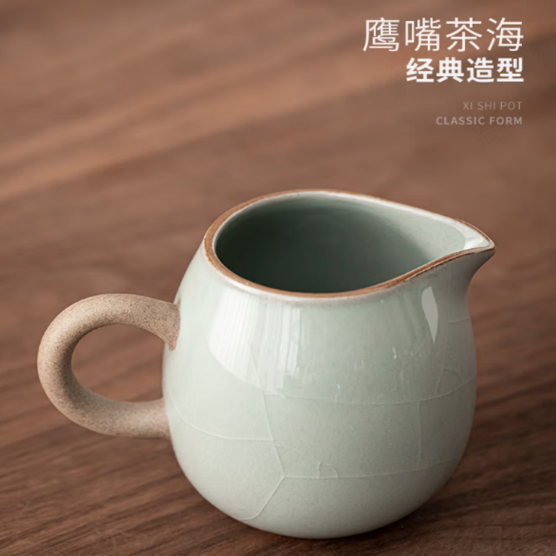 苏氏陶瓷 哥窑功夫茶具套装高清大图