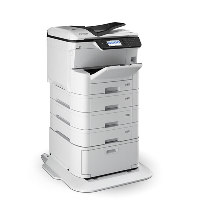 爱普生(EPSON) WF-C8690a A4/A3+彩色喷墨墨仓大中型办公数码复合机打印机 含4个纸盒+工作台选件