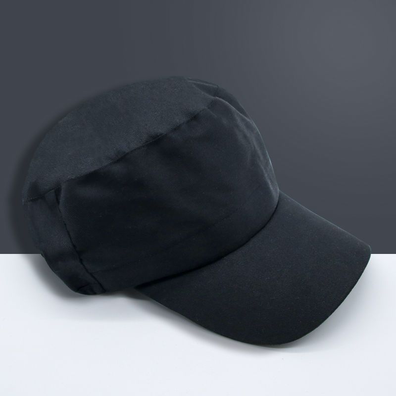 鸭舌工作帽男加厚车间工装帽子工地干活防尘帽松紧大码女工束发帽 [ha