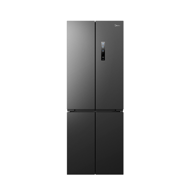美的450L十字门冰箱60cm零嵌净味除菌小户型新MR-468WUSPZEA炭灰-月夜新国标真一级以旧换新高清大图