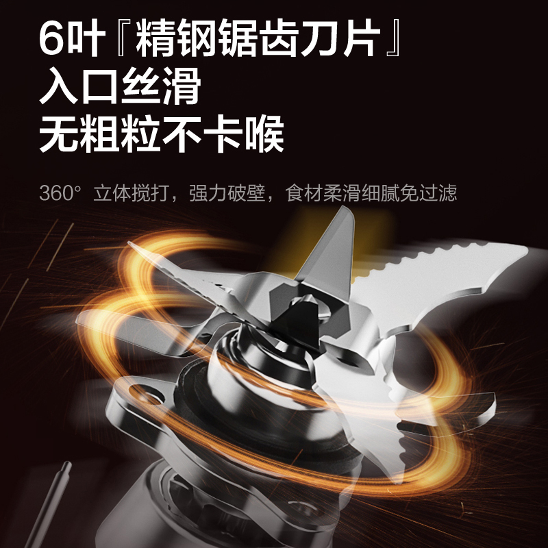 美的破壁机安静强力破壁MJ-CBL1096